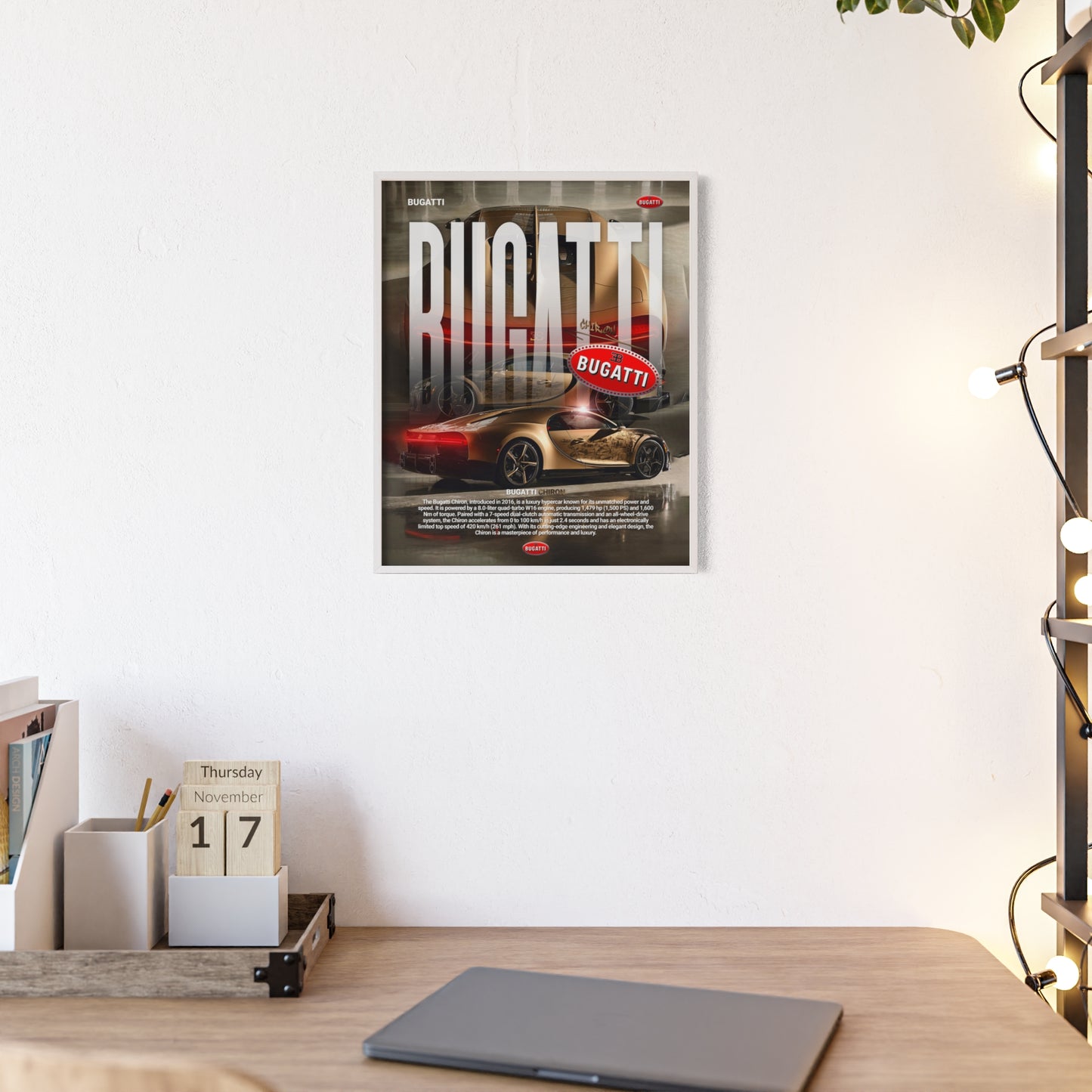 Bugatti Chiron Poster