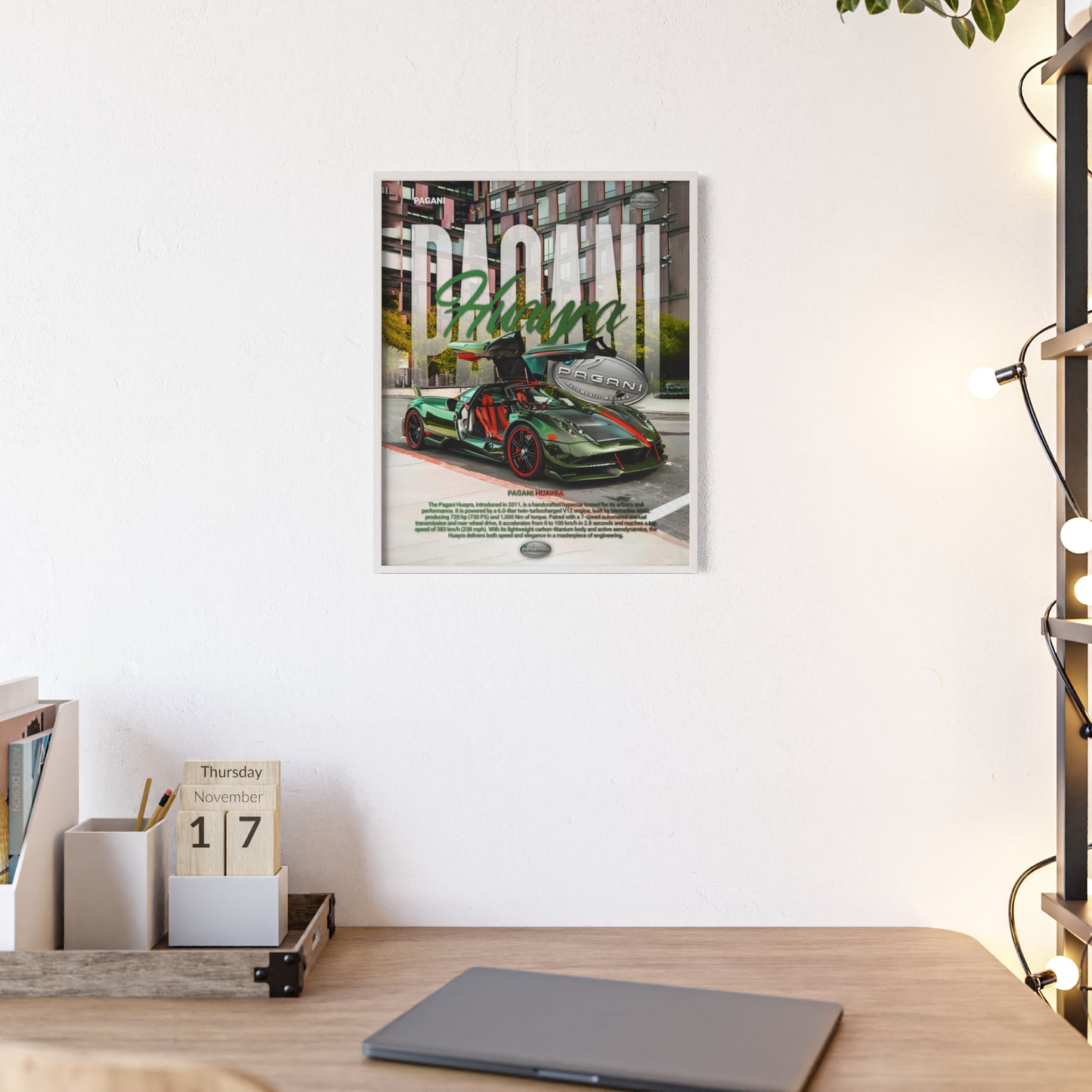 Pagani Huayra Poster