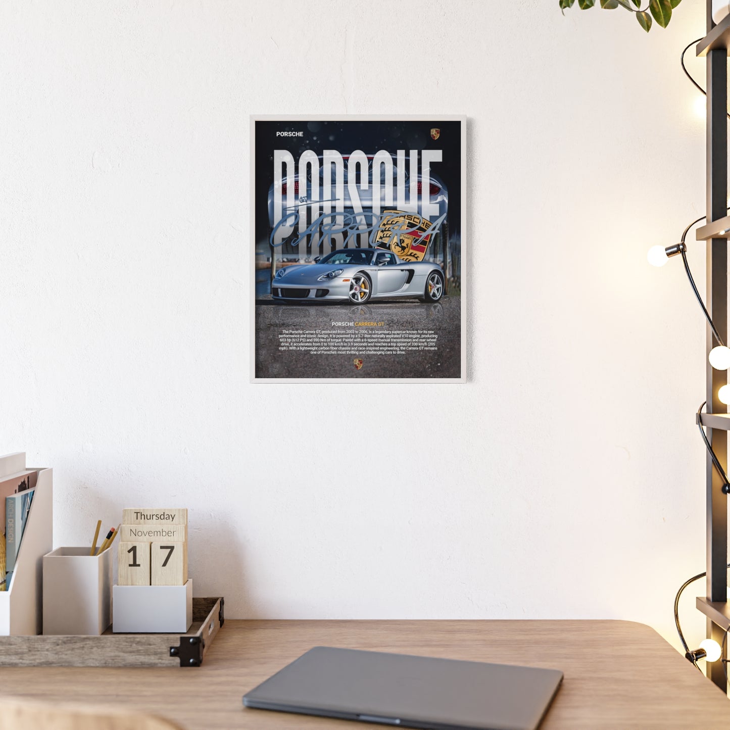 Porsche Carrera GT Poster