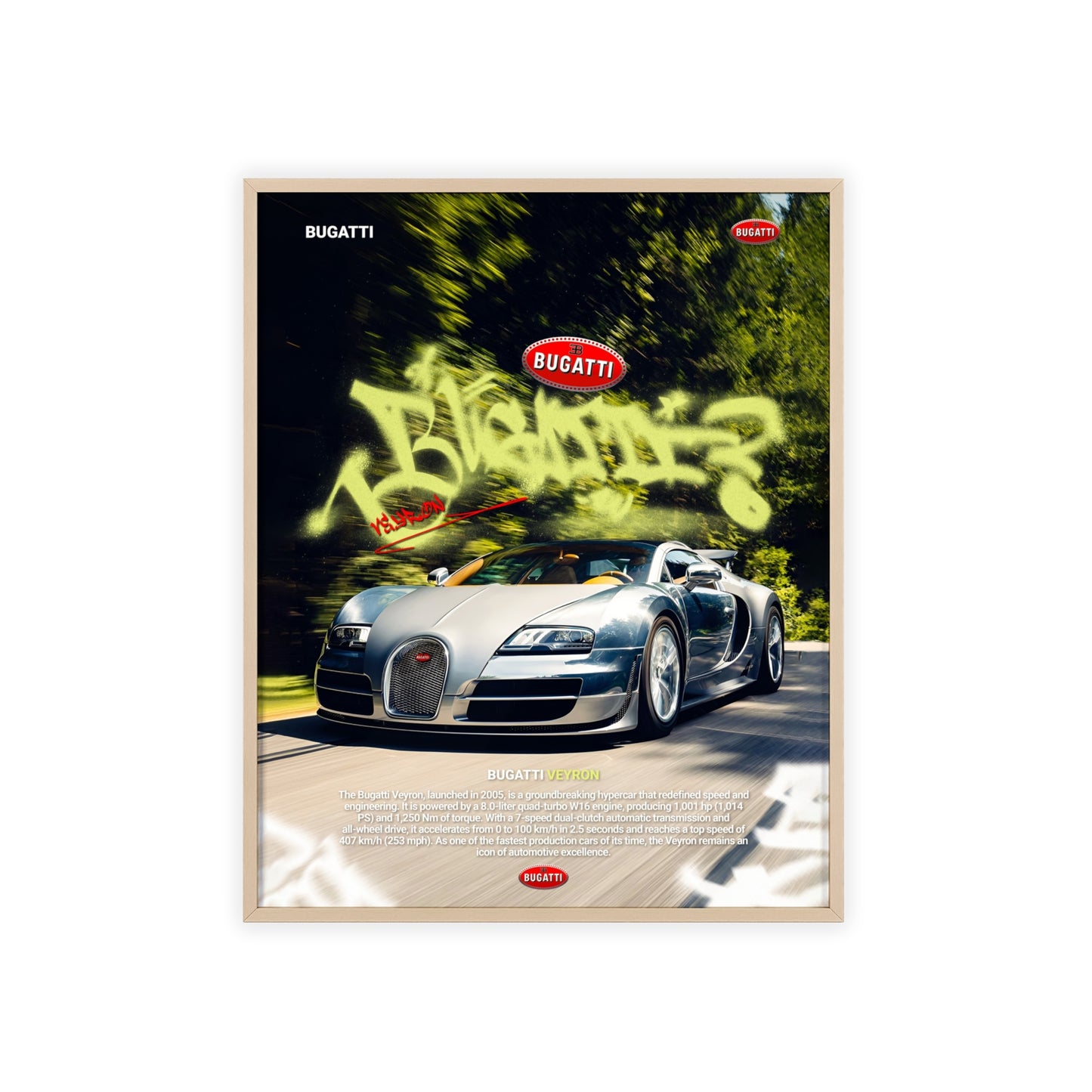 Bugatti Veyron Poster