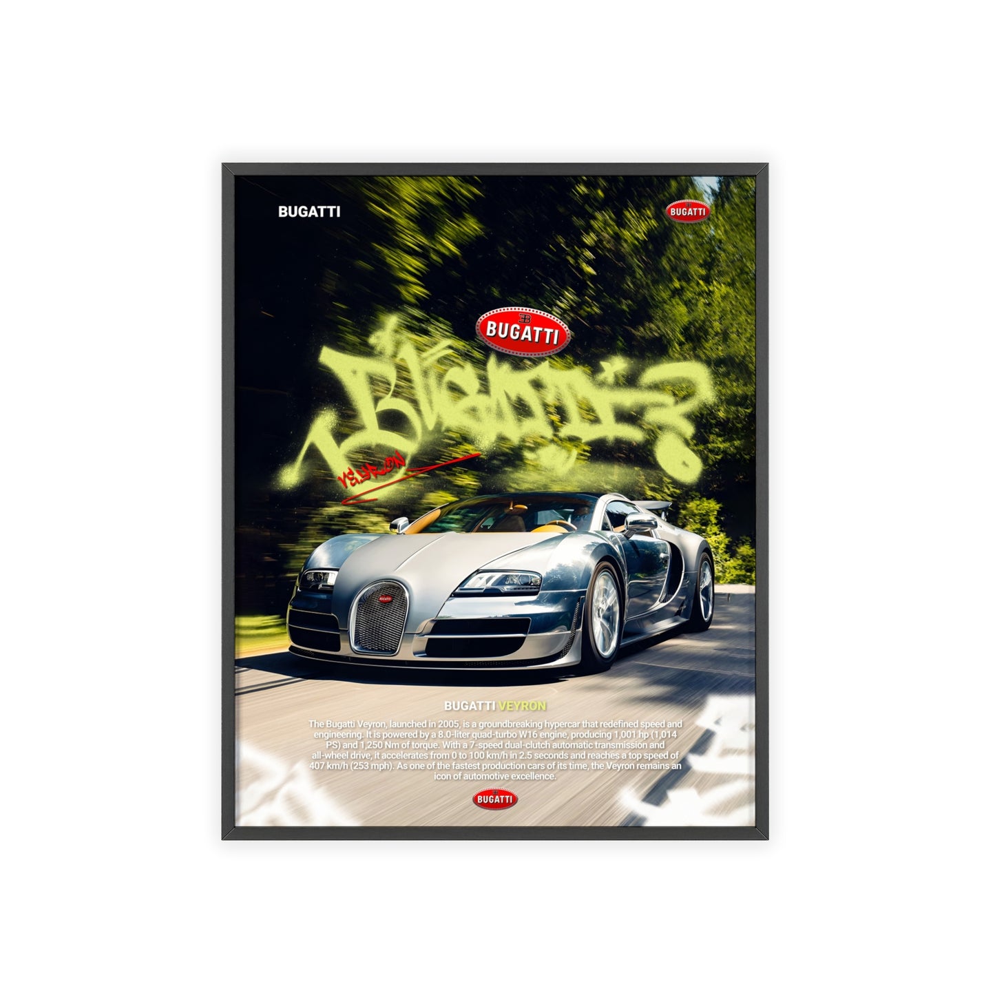Bugatti Veyron Poster