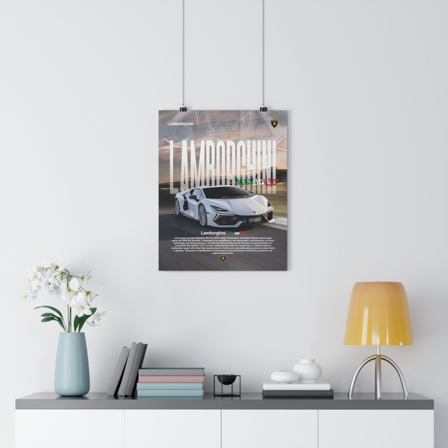 Lamborghini Revuelto - poster without frame