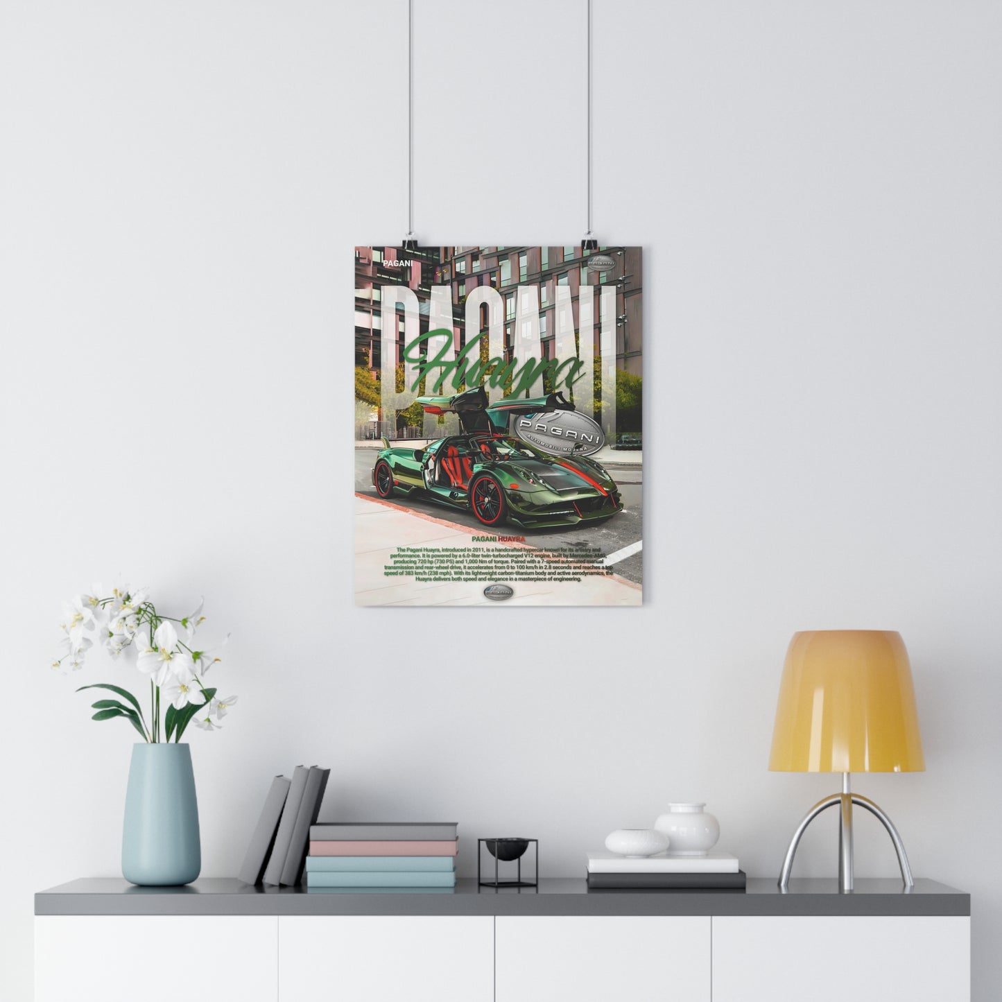 Pagani Huayra - poster without frame